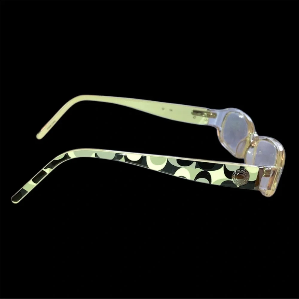 COACH Roberta 843 Eyeglasses in color Crystal with Black Coach Case EUC